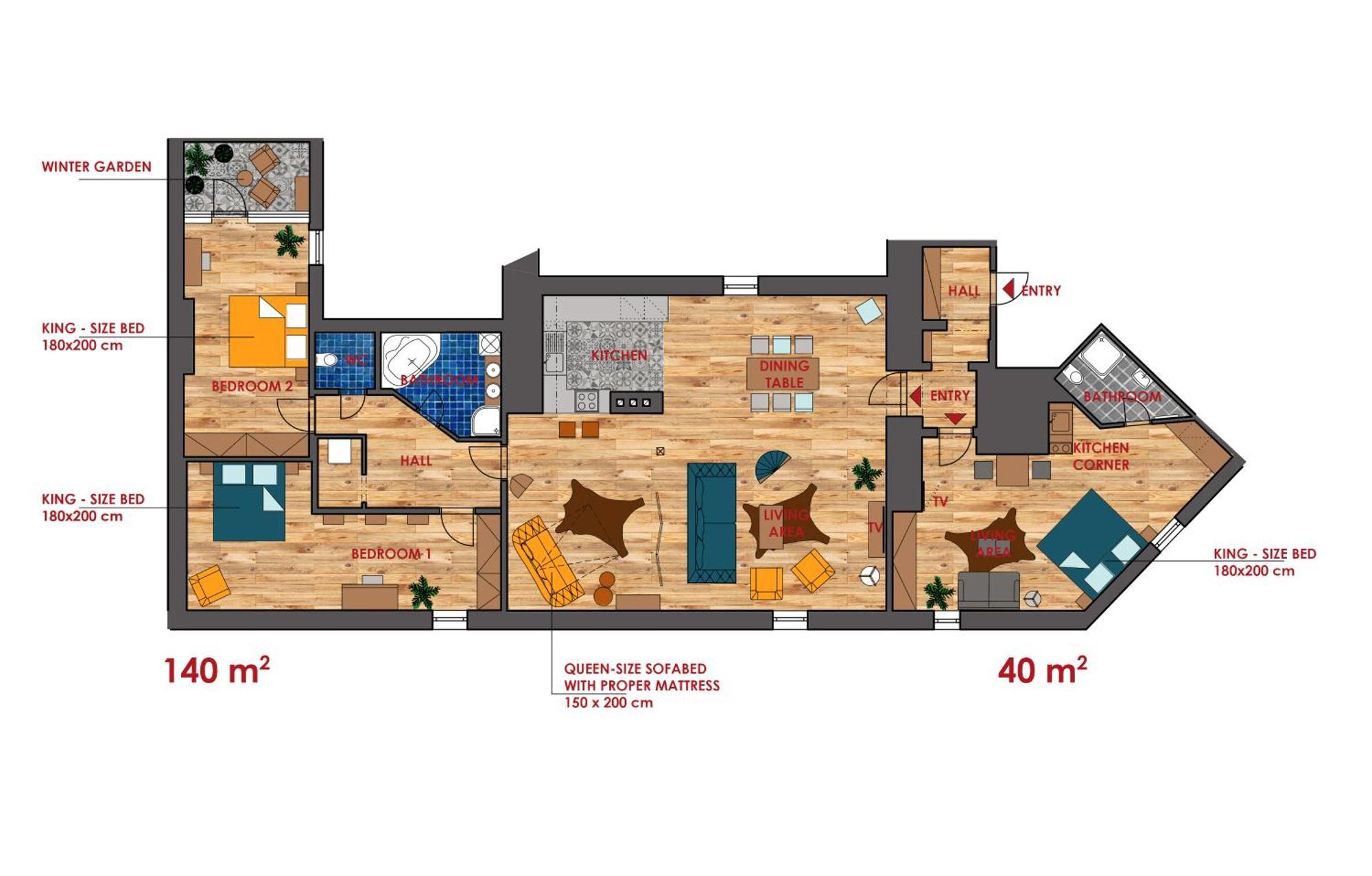 Bohemian Chic 2 Bedroom 2 Bathroom Loft With Hanging Chair ปราก ภายนอก รูปภาพ